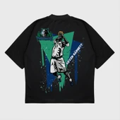 Oversize 'Kevin Garnett' Baskılı T-Shırt - 3