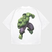 Oversize 'Hulk' Baskılı T-Shırt - 2