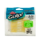 Berkley Gulp Baby Sardine Clear Gold 2inc 5cm 18P - 4