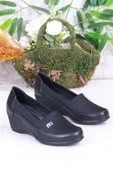 Fort Nfx 42017 Siyah Hafif Rahat Dolgu Taban Şık Kadın Günlük Ayakkabı thumbnail 3