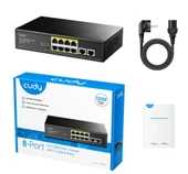 Cudy FS1010P 8 Port 10/100Mbps  2*FE Uplink VLAN&Extend Mode 250m 120W POE+ Ethernet Switch - 3