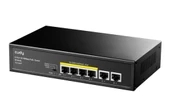 Cudy FS1006P 4 Port 10/100Mbps 2*FE Uplink VLAN&Extend Mode 250m 60W POE+ Ethernet Switch - 2