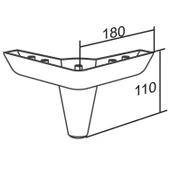 Mobilya Koltuk Kanepe Tv Ünitesi Destek Ayağı 11 cm Ahşap Desenli Ayakları 20'li Set thumbnail 4