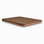 Woodsaka Kesme ve Servis Tahtası - Gürgen & Ceviz - 25cm x 18cm x 1.6cm - 2