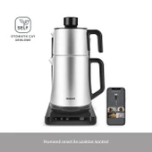 Homend Smart Royaltea Plus 1781H 2 in 1 Wifi Otomatik Çay ve Türk Kahve Makinesi Inox - 1