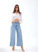 7356 KOT PANTOLON-MAVİ - 1
