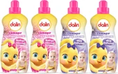 Dalin Çamaşır Yumuşatıcı 1500ML Bahar Ninnisi + 1500ML Düş Bahçesi (Karma 4 Lü Set) - 1