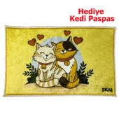 Ahşap Özel İsim Baskılı, Oval Kedi Köpek Mama Su Kabı Standı, Metal Suluk, Kedi Köpek Halısı - 5