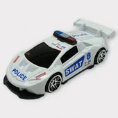 Metal Mini Polis Arabası  8 cm - Polis - 3 thumbnail 1