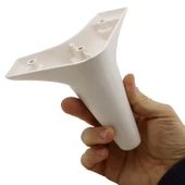 Mobilya Kanepe Koltuk TV Ünitesi Yükseltici Destek Ayağı Ayakları 12 cm Krem 20'li Set thumbnail 6