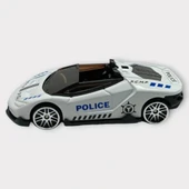 Metal Mini Polis Arabası  8 cm - Polis - 6 - 2