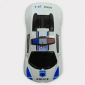 Metal Mini Polis Arabası  8 cm - Polis - 2 - 3