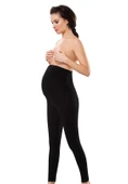 ASM1305 Kadın Annelik Hissi Siyah Alt Uzun HamilelikTaytı 560 - 1