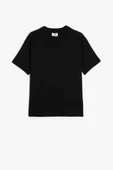 Koton Erkek Çocuk Basic Oversize Tişört Kısa Kollu Bisiklet Yaka Pamuklu thumbnail 1