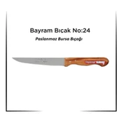 Bursa Bıçağı Bayram Kurban Bıçağı Yemek Bıçağı no : 24 - 1