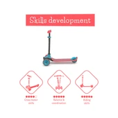 Chillafish Scotti - 3 Tekerlekli Scooter - Kırmızı - 4