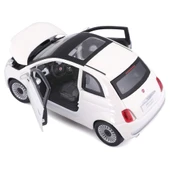 Bburago 1:24 Fiat 500 (2007) Beyaz - 4