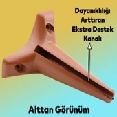 Mobilya Kanepe Koltuk TV Ünitesi Yükseltici Destek Ayağı Ayakları15 cm Kahve 20'li Set - 5