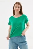 FASHION FRIENDS KADIN BİSİKLET YAKA BLUZ 25Y0519K1 - 2