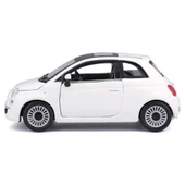 Bburago 1:24 Fiat 500 (2007) Beyaz - 5