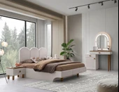 IRMAK MDF BAZALI YATAK ODASI TAKIMI thumbnail 2