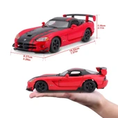 Bburago 1:24 Dodge Viper SRT 10 ACR Kırmızı - 2