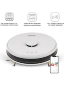 Homend Alex Laser 1281H Moplu ve Haritalamalı Akıllı Robot Süpürge BEYAZ - 1