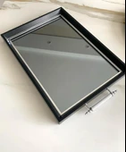 Aynalı Tepsi,lüks Çay Tepsisi,sunum Tepsisi,nişan Tepsisi,çay Kahve Sunum Tepsisi - 6