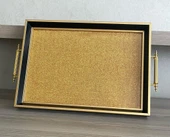 Simli Çay Tepsisi ,lüx Çay Tepsisi,sunum Tepsisi - 8