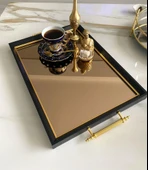 Aynalı Tepsi,lüks Çay Tepsisi,sunum Tepsisi,nişan Tepsisi,çay Kahve Sunum Tepsisi - 4