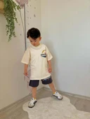 ERKEK ÇOCUK JURASSİC PARK PAMUK ŞORTLU TAKIM - 1