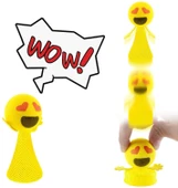 YÜKSEK KALİTE 4 ADET RENKLİ LED IŞIKLI ZIPLAYAN KAFALAR IŞIKLI UÇAN KAFALAR IŞIKLI EMOJİ KAFALAR thumbnail 3