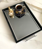 Aynalı Tepsi,lüks Çay Tepsisi,sunum Tepsisi,nişan Tepsisi,çay Kahve Sunum Tepsisi - 7