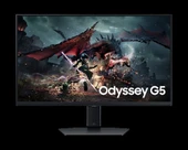 Samsung 27" Odyssey LS27DG502EUXUF 2k 1ms 180Hz Displayhdr 400 Freesync Pivot IPS Oyuncu Monitör - 3