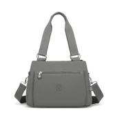 Krinkıl Kumaş Kadın Omuz Çantası Smart Bags 1125 Koyu Gri - 1