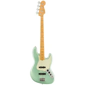 Fender American Professional II Jazz Bass Akçaağaç Klavye Mystic Surf Green Bas Gitar thumbnail 1