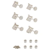 Fender Vintage-Style Strat/Tele Tuners Nikel 6 Akort Burgusu - 1