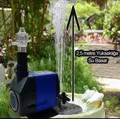 Süs Havuzu Motoru Sump Motor Şelale Motor 2.5 metre Yüksekliğe Su Yükseltebilir thumbnail 2