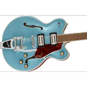 Gretsch G2622T Streamliner CB DC Bigsby Arctic Blue Elektro Gitar thumbnail 2