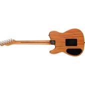 Fender Limited Edition Acoustasonic Player Telecaster Gülağacı Klavye Fiesta Red Elektro Akustik Gitar - 3