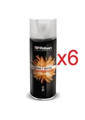 Polisan Akrilik Sprey Boya 6 Adet 400 ml Mat Beyaz - 1