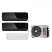 Arçelik Karma Multi Sistem Duvar Tipi 3+1 İnverter 12+12 BTU (Siyah) 12 BTU (Beyaz) - 24000 BTU Dış Ünite - 1