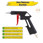 Kısa Ağızlı Uçlu Profesyonel Hava Üfleme Tabancası Temizlik Toz Giderme Kompresör Tabancası - 1