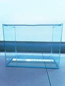 İthal Oval Kenarlı Akvaryum  40x25x32 h - 1