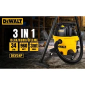 Dewalt DXV34P-QT 960W 34Lt  Islak ve Kuru Elektrikli Süpürge - 7