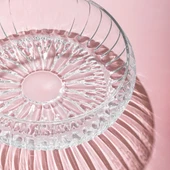 Porsima RYG7045 El Yapımı Büyük Boy Cam Salata Kasesi Şeffaf 23 cm - 5