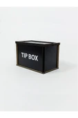 SLY-- Ahşap Siyah Tip Box Kumbara Ve Bahşiş Kutusu Tipbox - 1