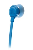 JBL T110 Mavi Kablolu Mikrofonlu Kulak İçi Kulaklık thumbnail 4