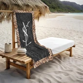 Dekoratif Modern Desenli Plaj Deniz Havlusu Peştamal 80x160 CM LUX76 RENKLİ 80 X 160 - 1