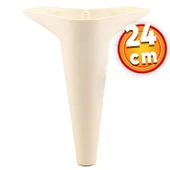 Mobilya Kanepe Sehpa TV Ünitesi Koltuk Ayağı 24 cm Krem Baza Ayak 4 Adet thumbnail 6